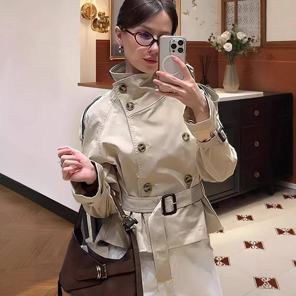 Damen Trenchcoat mit eleganten Details EB