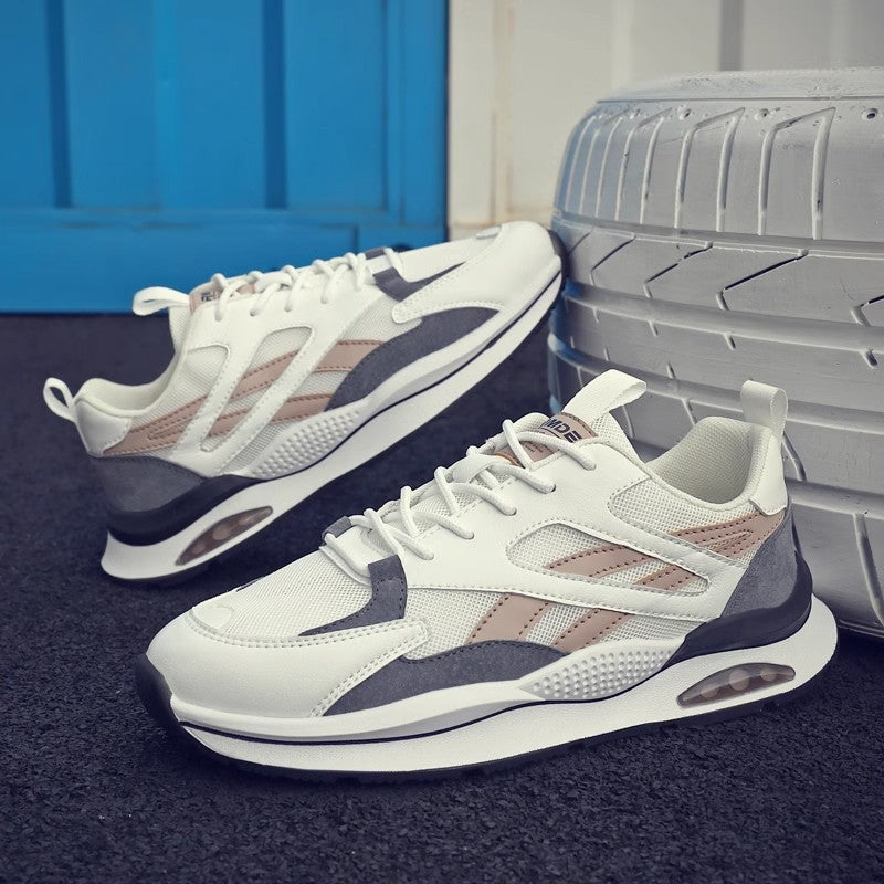 Damen Sportliche Sneakers mit atmungsaktiver Netzstruktur und dämpfendem Sohlenprofil EB