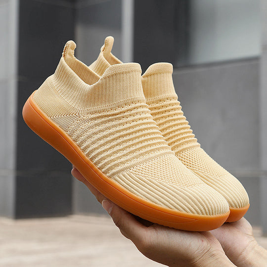 Unisex nan sockenähnlicher Stricksneaker mit elastischem Schaft und rutschfester Gummisohle EB