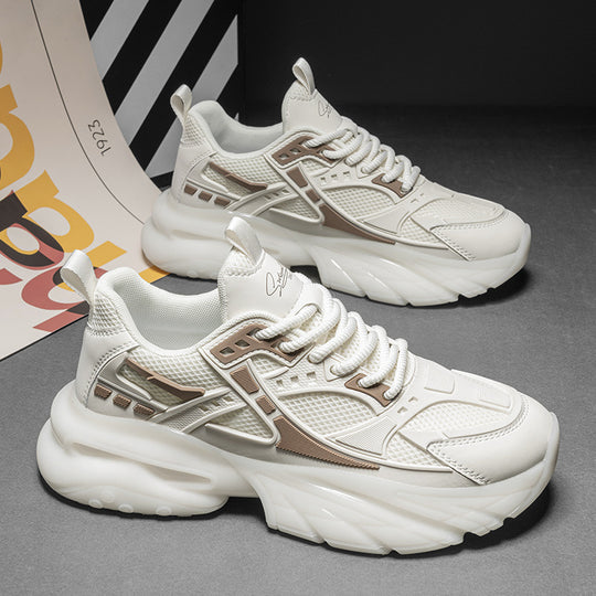 Damen Sportliche Luftpolster-Sneaker mit atmungsaktivem Obermaterial und bequemer Dämpfung EB