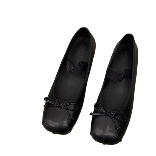 Damen Ballerinas mit anpassbarem Riemchen und eleganter Schleifenapplikation EB