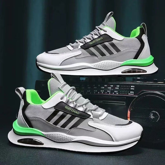 Damen Sportliche Sneaker mit atmungsaktivem Mesh-Obermaterial und Dämpfungstechnologie EB
