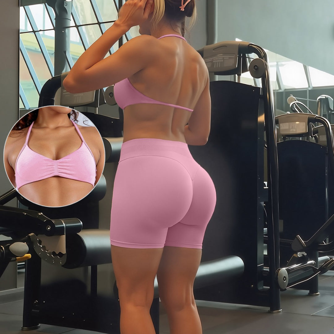Damen Sportliches Bikini-Set mit hochelastischem Material und verstellbaren Trägern EB