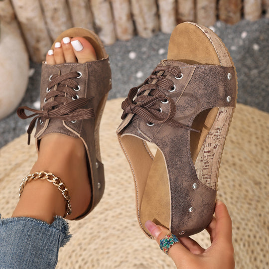 Damen Plateau Sandalen EB