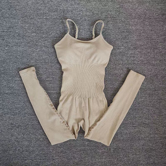 Damen Funktionsstrumpfhose mit Spaghettiträgern und hohem Bund EB