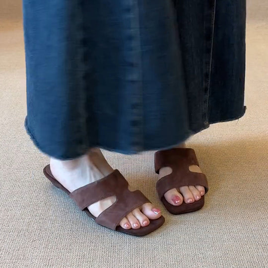 Damen Modische Mules mit Komfortsohle EB