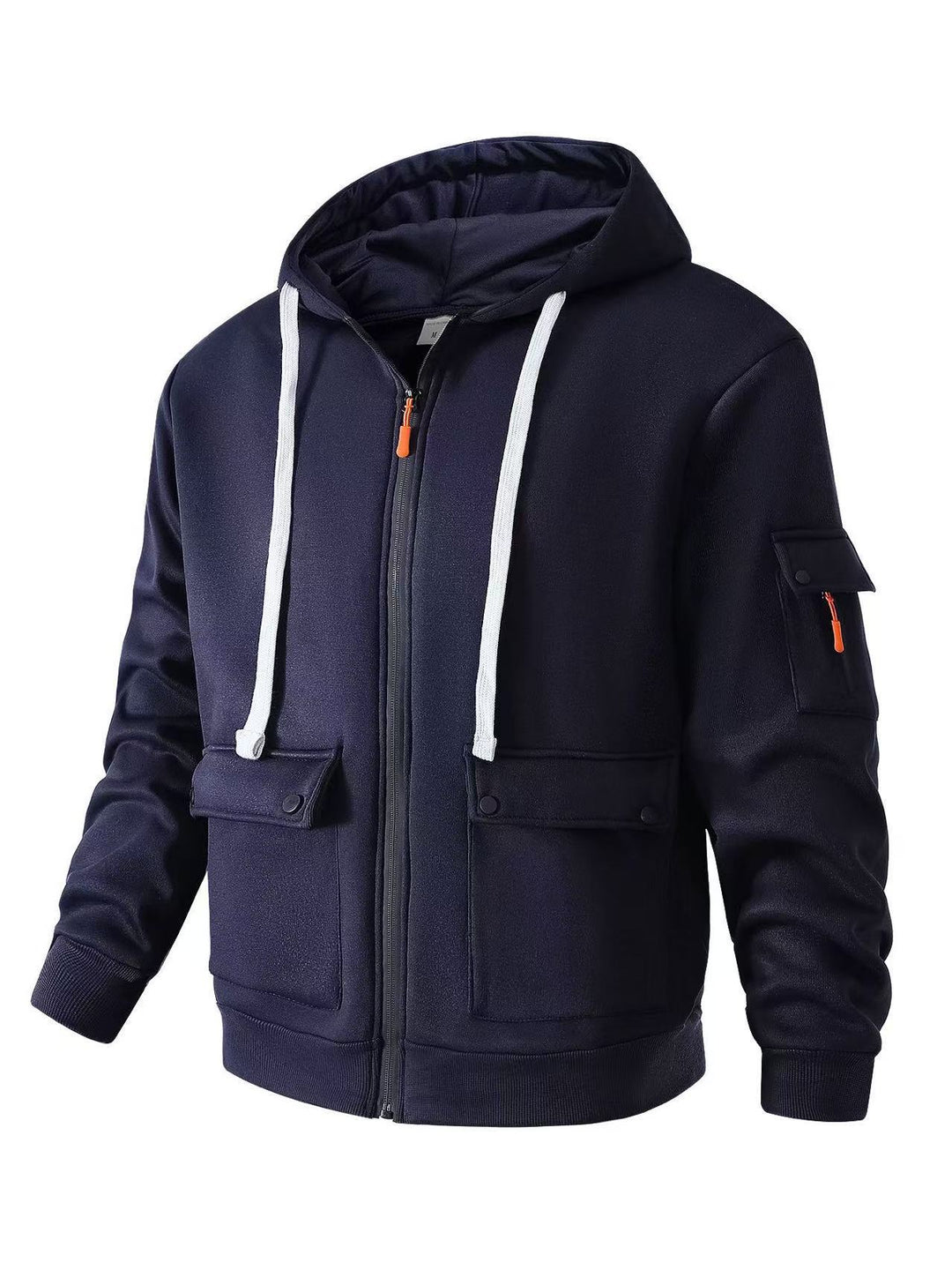 Herren funktionale Kapuzenjacke mit mehreren Taschen EB