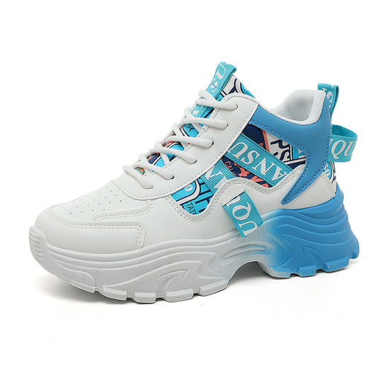 Damen Sportliche Sneaker mit modischen Designelementen und dämpfender Laufsohle EB