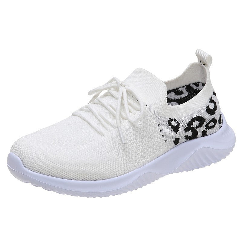 Damen Sportschuhe mit atmungsaktivem Strickdesign und rutschfester Sohle EB