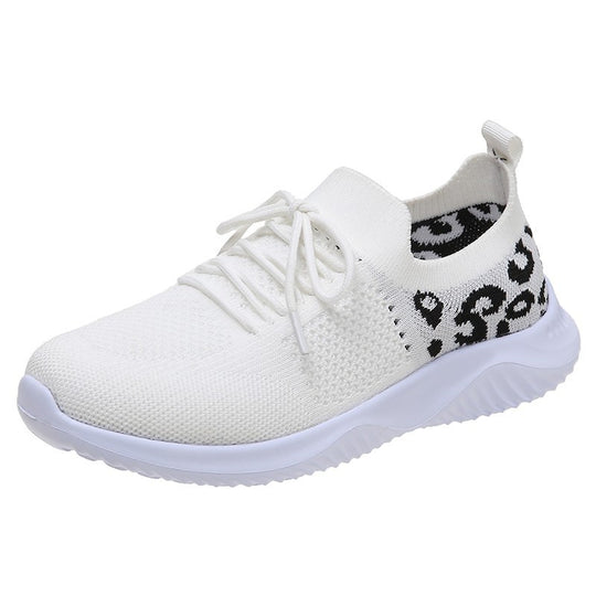 Damen Sportschuhe mit atmungsaktivem Strickdesign und rutschfester Sohle EB