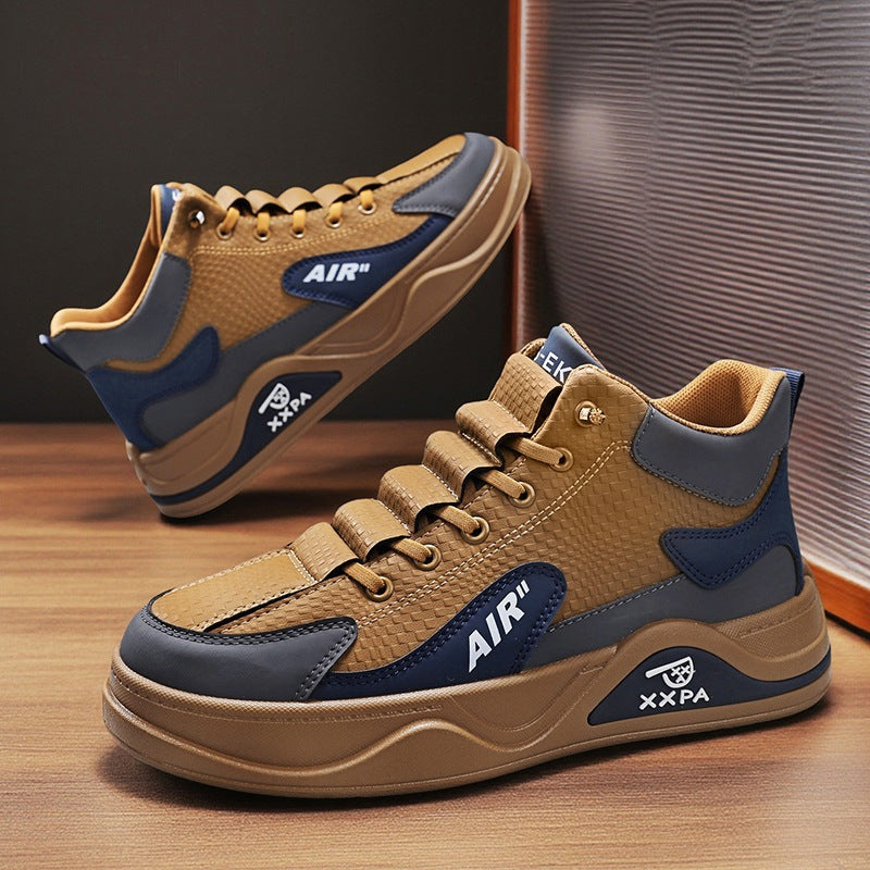 Herren Sportliche High-Top Sneakers mit rutschfester Sohle und atmungsaktivem Obermaterial EB