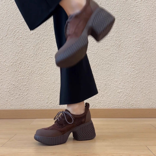 Damen Chunky Sneakers mit komfortabler Gummisohle und modischem Obermaterial EB
