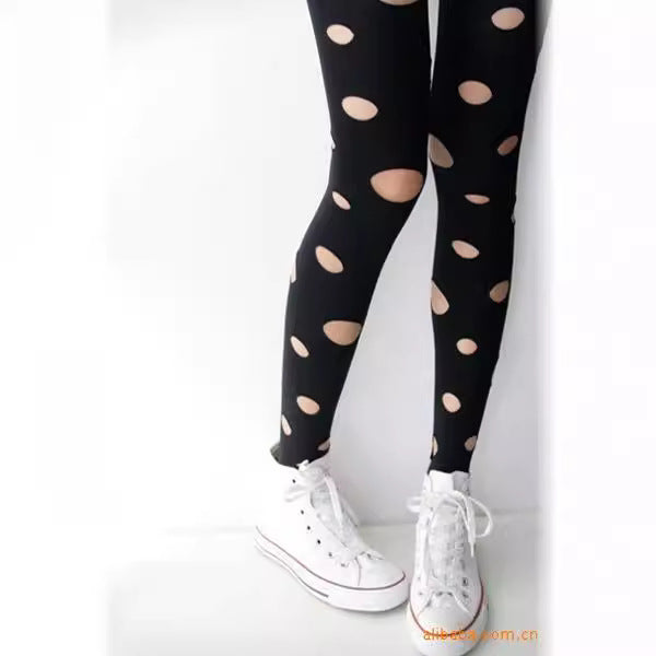 Damen High-Style Leggings mit dynamischen Cut-Outs EB