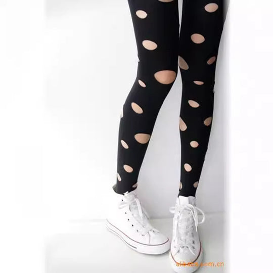 Damen High-Style Leggings mit dynamischen Cut-Outs EB