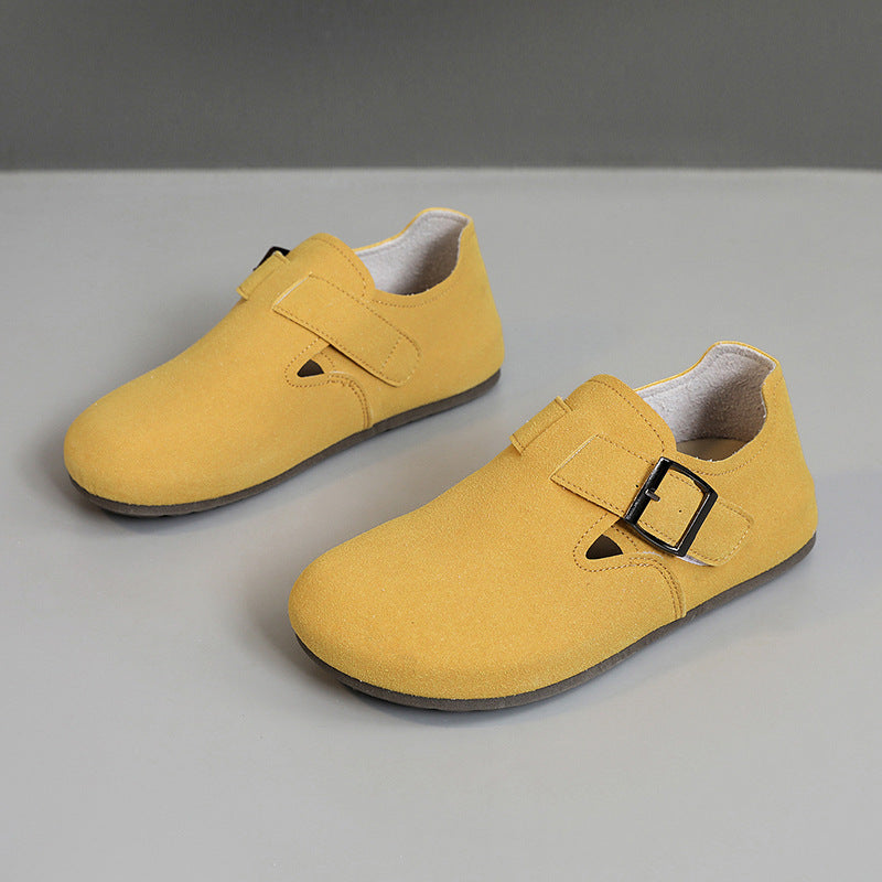 Damen Bequeme Slipper mit verstellbarem Riemen und modischem Design EB