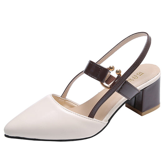 Damen Slingback-Pumps mit modischem Schmuckverschluss EB