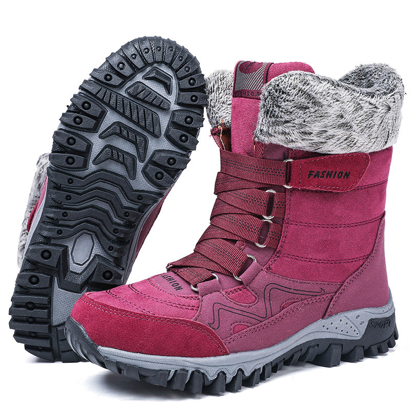 Damen Winterboots mit dicker isolierender Fütterung und rutschfester Sohle EB