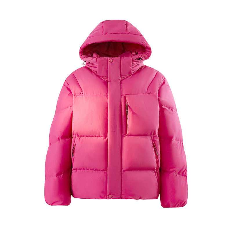 Damen Sportliche Winterjacke mit hohem Kragen und praktischen Taschen EB