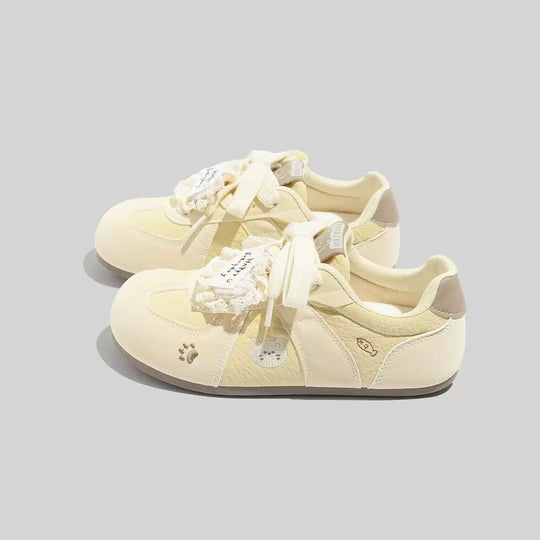 Damen Sneakers mit verspieltem Tierdesign und bequemer Sohle EB