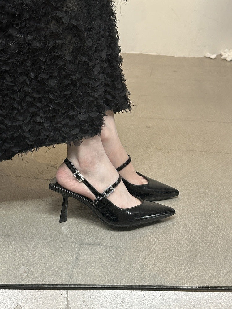 Damen Slingback Pumps mit elegantem Riemendesign EB