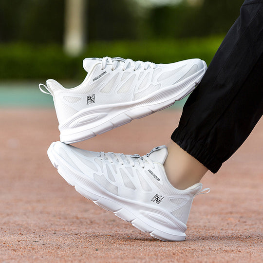 Damen Hochdämpfende Sport-Sneaker mit atmungsaktivem Mesh-Obermaterial EB