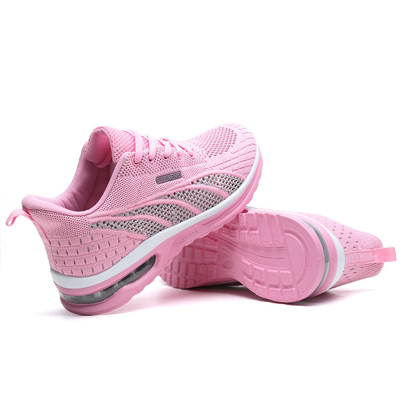 Damen Sportliche Lauf-Sneaker mit atmungsaktivem Mesh-Obermaterial EB