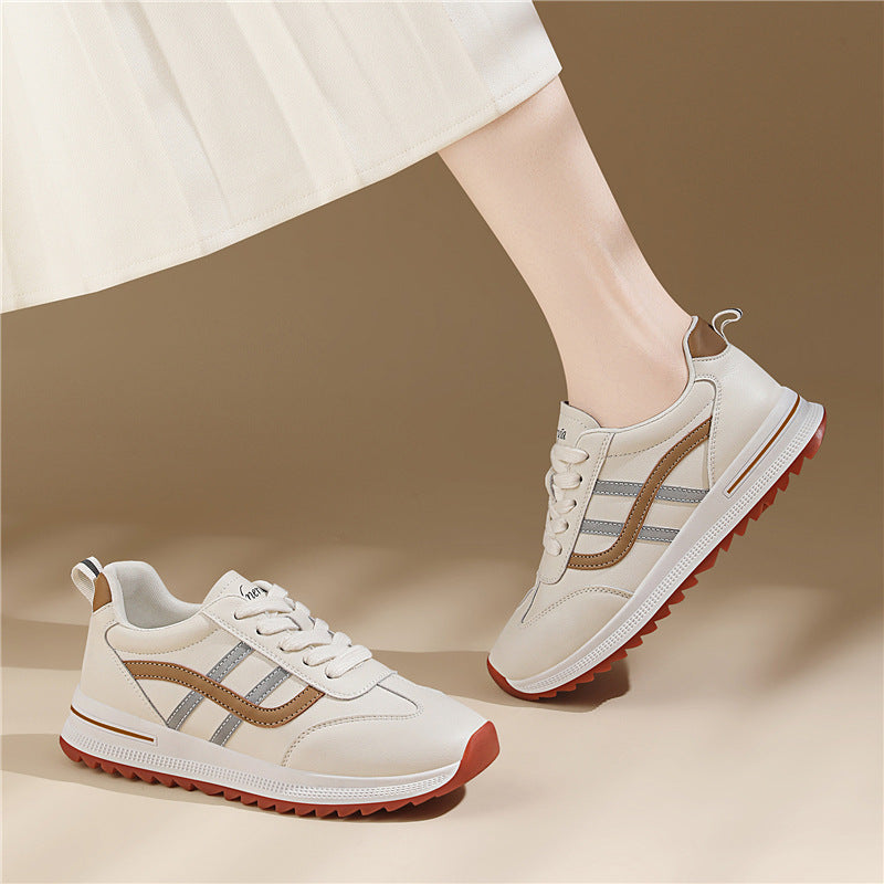 Damen Sportliche Sneakers mit rutschfester Laufsohle und gepolstertem Futter EB