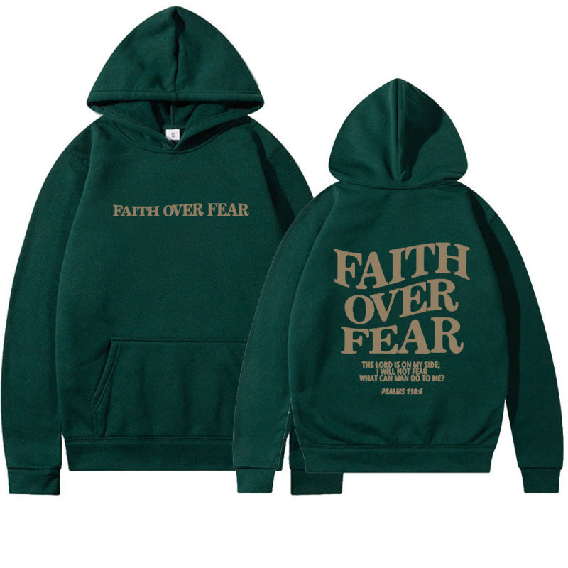 Damen Kapuzenpullover mit inspirierendem Schriftzug und hochwertiger Baumwolle EB