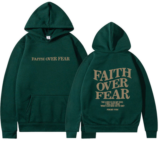 Damen Kapuzenpullover mit inspirierendem Schriftzug und hochwertiger Baumwolle EB