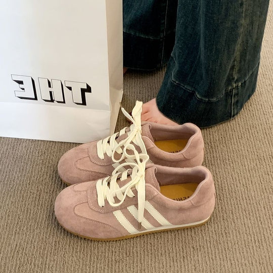 Damen Sportliche Sneakers mit rutschfester Sohle und weichem Obermaterial EB