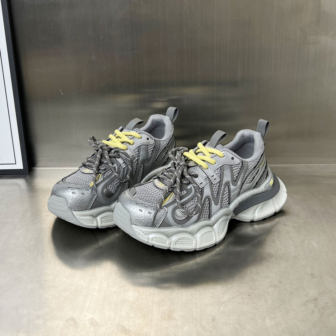 Damen Sportliche Chunky Sneakers mit rutschfester Sohle und atmungsaktivem Obermaterial EB