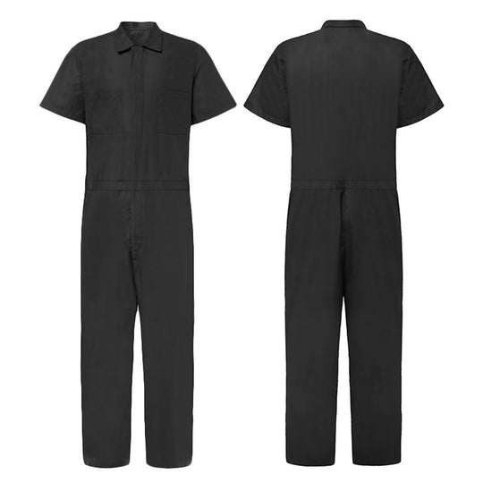 Damen Overall mit kurzem Arm und praktischen Taschen EB