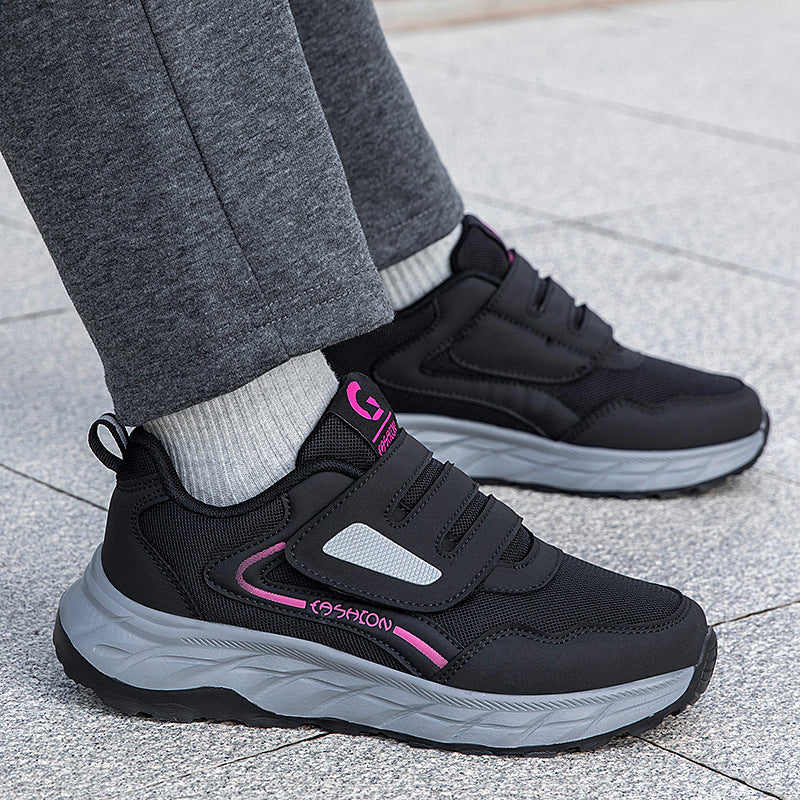Damen Sportliche Sneaker mit verstellbarem Klettverschluss und dämpfender Sohle EB