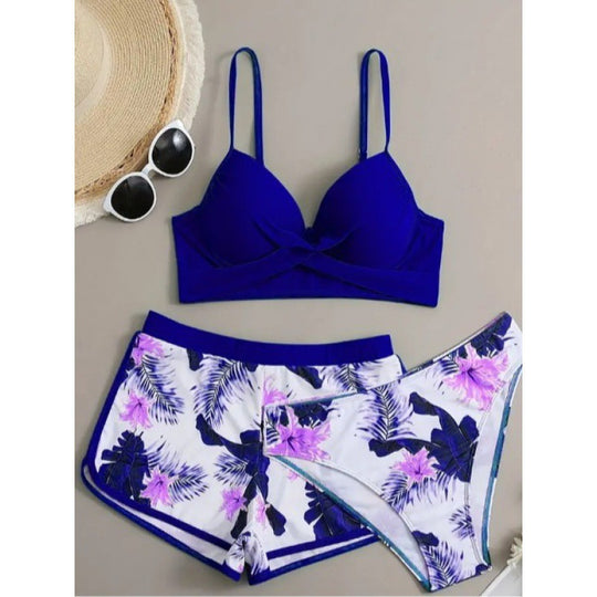 Damen Zweiteiliges Badeoutfit mit raffiniertem Schnitt EB