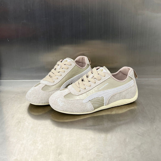 Damen Modische Sneakers mit elegantem Obermaterial und rutschfester Sohle EB
