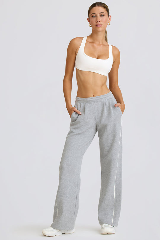Damen Sportliche Freizeithose mit weitem Schnitt und praktischen Taschen EB
