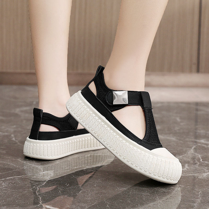 Damen Atmungsaktive Slingback Sneakers mit flexibler Laufsohle und rutschfestem Profil EB