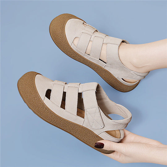 Damen Komfortable Freizeitsandalen mit verstellbaren Riemen EB