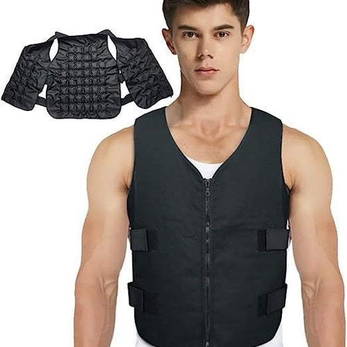 Herren nan verstellbare Gewichtsweste mit abnehmbaren Arm-Pads und Klettverschluss EB