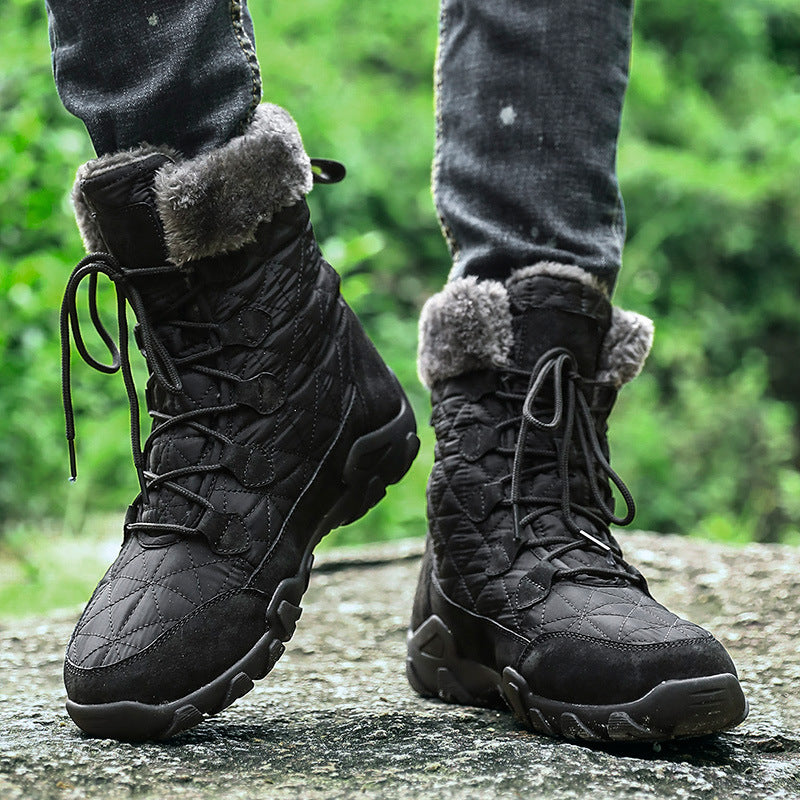 Damen gefütterte Winterstiefel mit rutschfester Sohle von EB