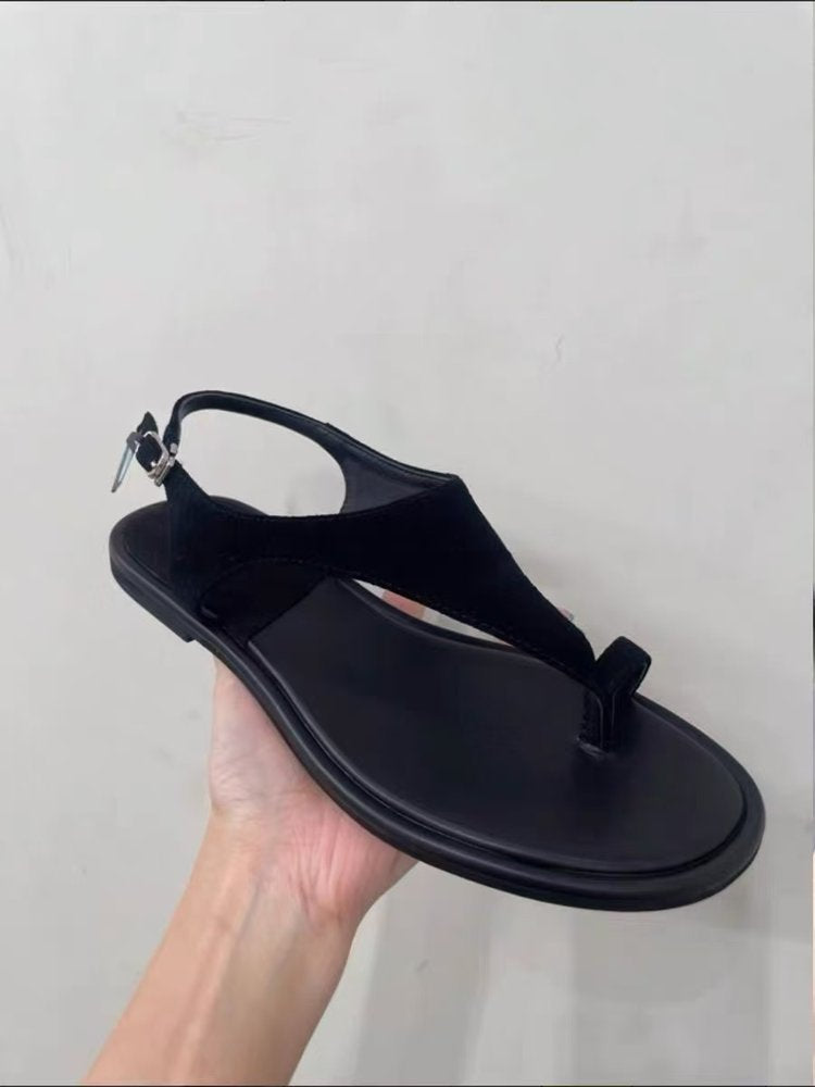 Damen Zehentrenner-Sandalen mit elegantem Comfort-Riemendesign EB