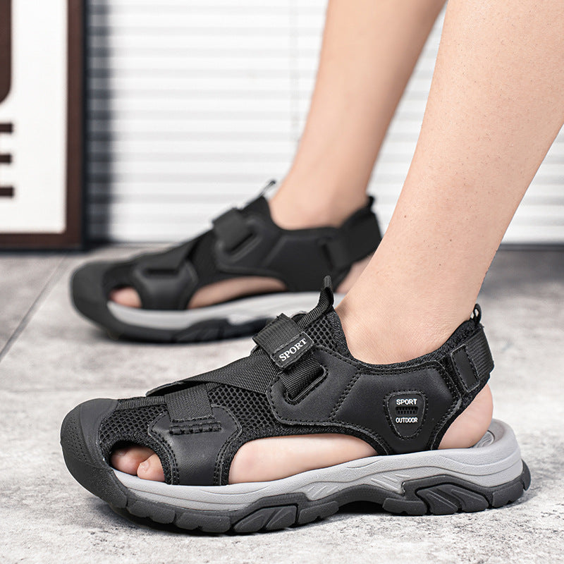 Damen Outdoor-Freizeitsandalen mit verstellbarem Riemen und rutschfester Sohle EB