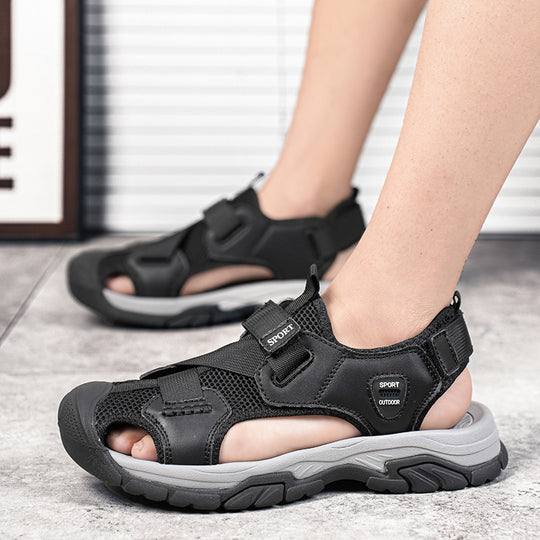 Damen Outdoor-Freizeitsandalen mit verstellbarem Riemen und rutschfester Sohle EB