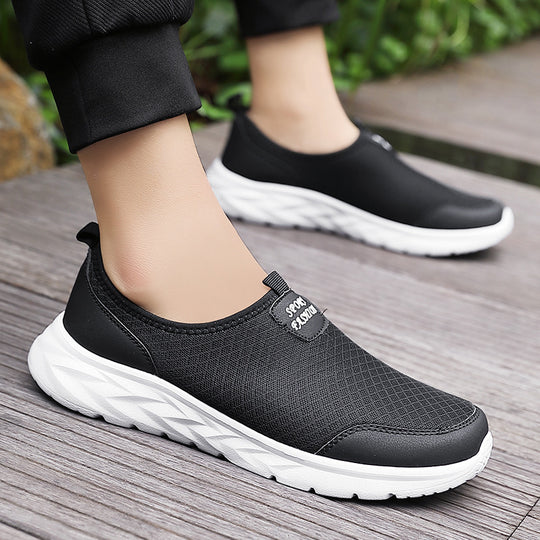 Damen Atmungsaktive Slip-On Sportschuhe mit rutschfester Sohle EB