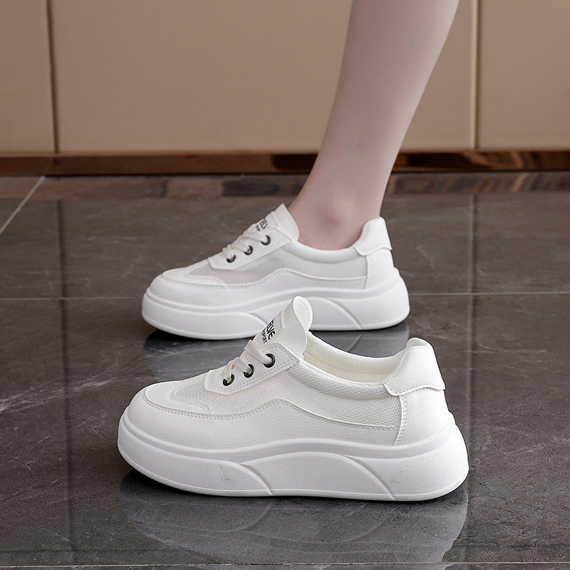 Damen Trendige Chunky Sneaker mit atmungsaktivem Netzmaterial und stabiler Sohle EB