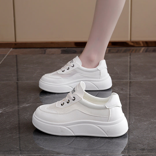 Damen Trendige Chunky Sneaker mit atmungsaktivem Netzmaterial und stabiler Sohle EB