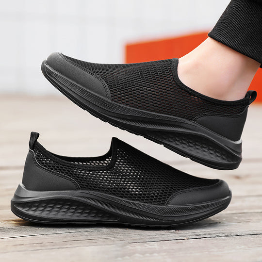 Unisex nan leichter Schlupf-Sneaker mit dreidimensionaler Netzstruktur, ergonomischer Dämpfung und Fersenlasche EB