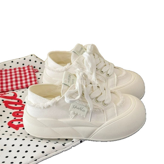 Damen Sneakers mit besonderer Textilstruktur und komfortablem Plateau EB