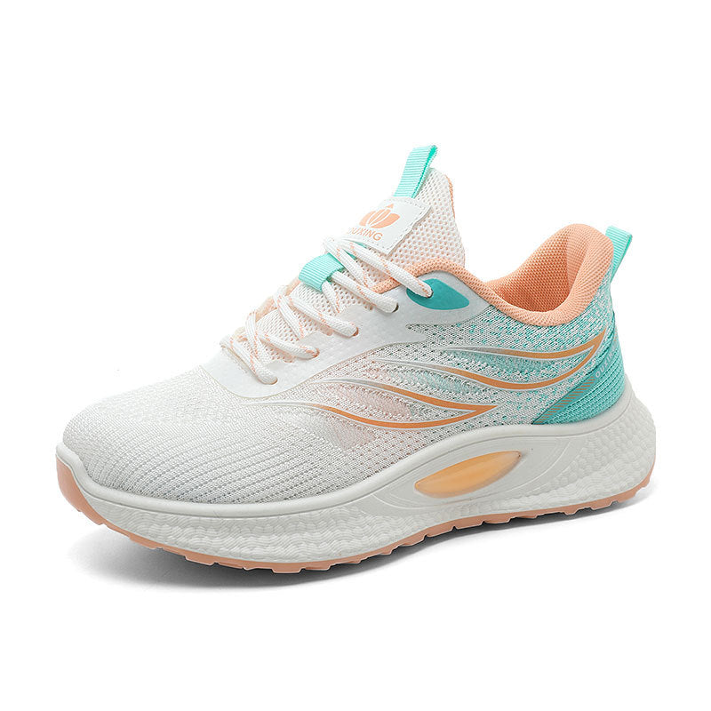 Damen Lauf- und Freizeitsneaker mit atmungsaktiver Oberflächenstruktur und dämpfender Sohle EB