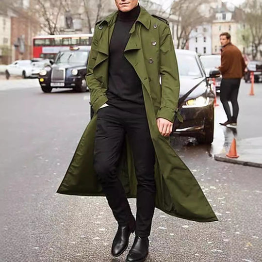 Herren klassischer Trenchcoat EB
